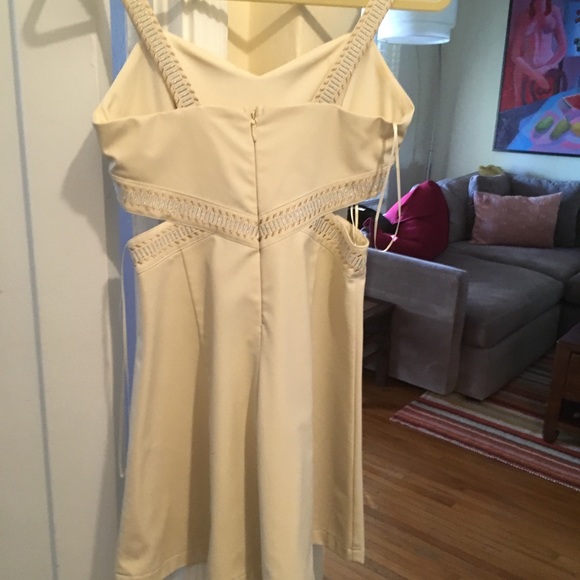 Leather ivory dress - Picture 3 of 3